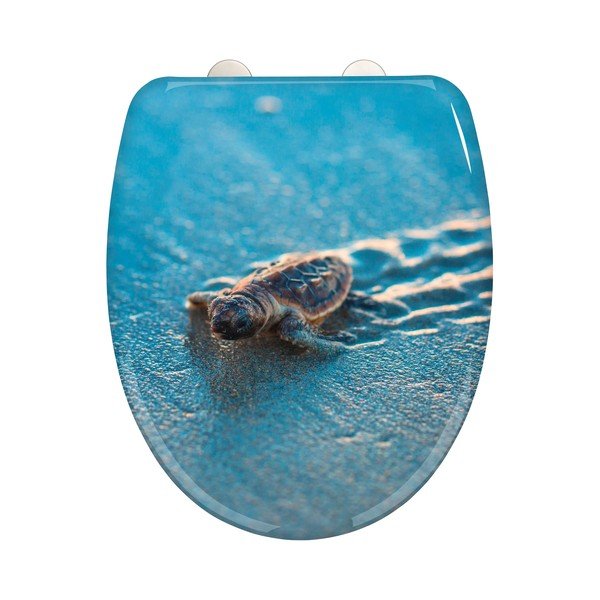 WC daska s automatskim zatvaranjem 37,5 x 41,5 cm Caretta - Wenko-image-2