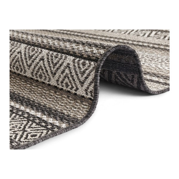 Crno-smeđi tepih prikladan za van Elle Decoration Bloom Rodez, 80 x 150 cm-image-2