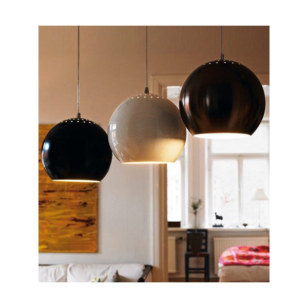 Viseća lampa Elba 28 cm, smeđa-image-1