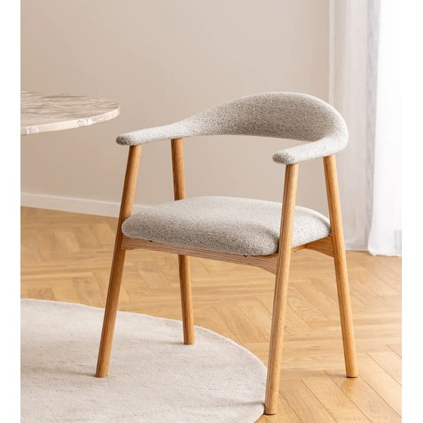 Bež/u prirodnoj boji blagovaonska stolica Addi – Actona-image-1