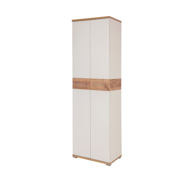 Bijeli prirodni ormar u dekoru hrasta 59x199 cm Topix – Germania-image-2