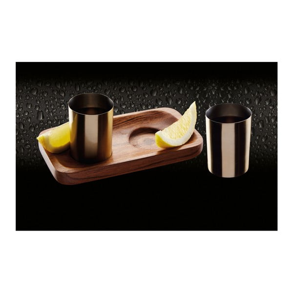 Set od 2 šalice s pladnjem Kitchen Craft Bar Craft-image-1