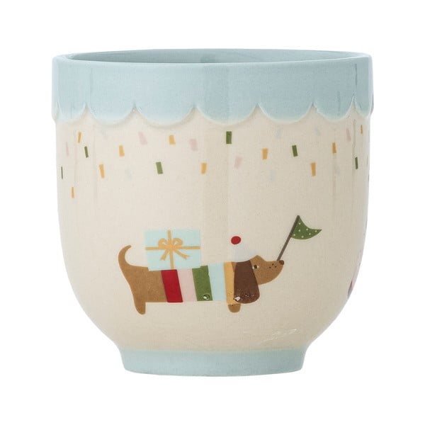 Plava/krem dječja šalica od kamenine 150 ml Celebrate – Bloomingville Mini-image-3