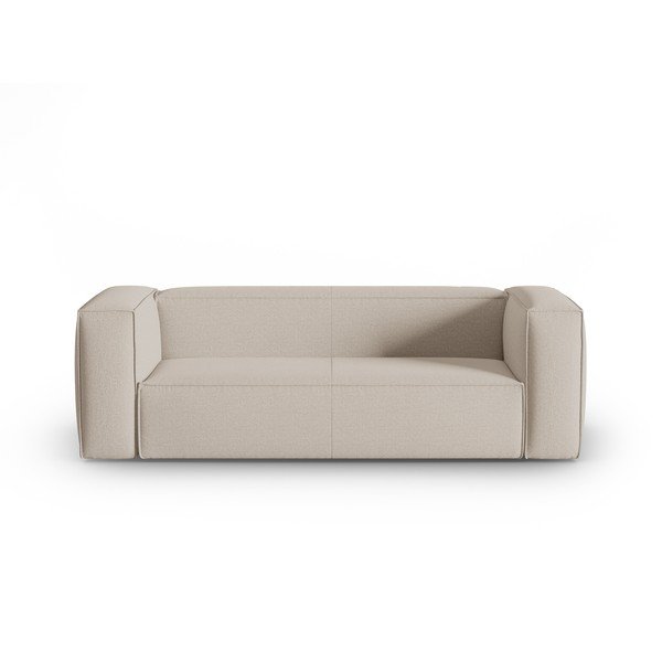 Bež baršunasti sofa 200 cm Mackay – Cosmopolitan Design