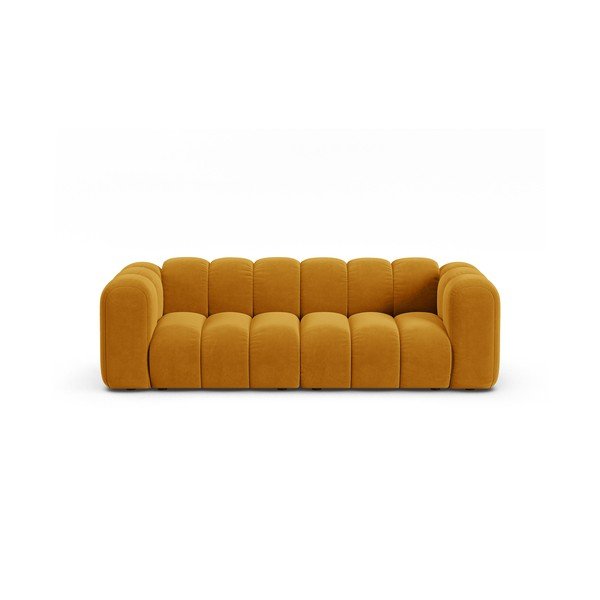 Žuta  sofa 228 cm Lupine – Micadoni Home