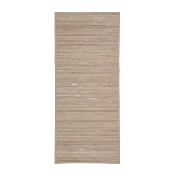 Tepih od bambusa staza u prirodnoj boji 75x175 cm Natural Way – Casa Selección