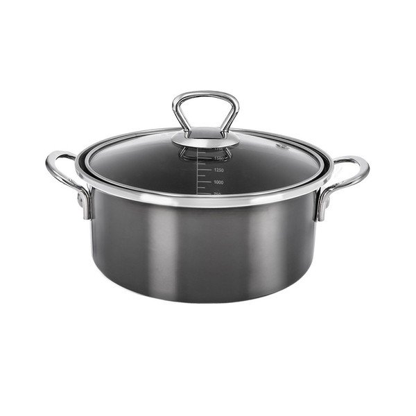 Emajlirana kastrola s poklopcem 2,5 l Metalic – Orion