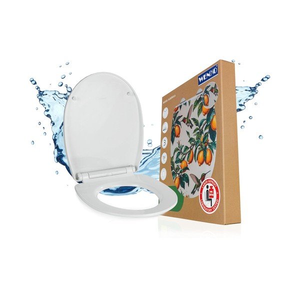 WC daska s automatskim zatvaranjem 36,5 x 45 cm Alberola – Wenko