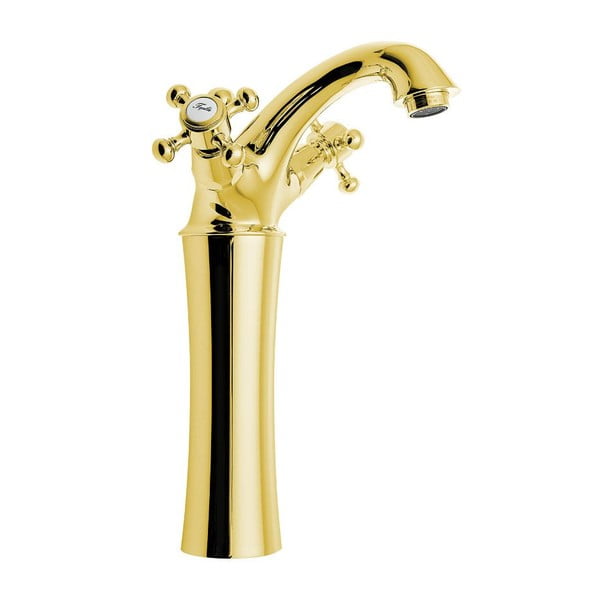 Stojeća slavina za umivaonik u zlatnoj boji Antea – Sapho