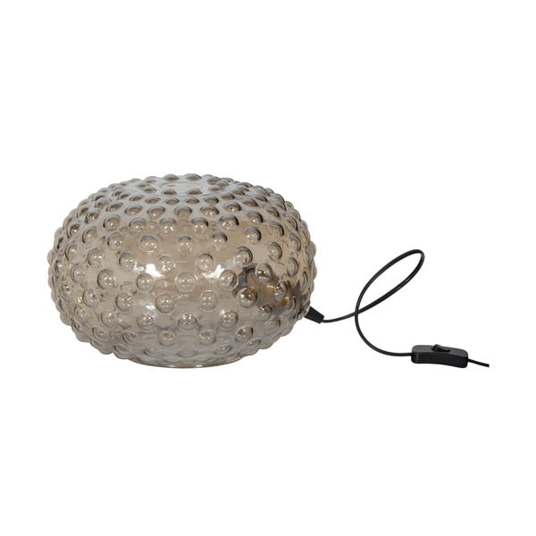 Bež stolna lampa sa staklenim sjenilom (visina 20 cm) Soap – BePureHome