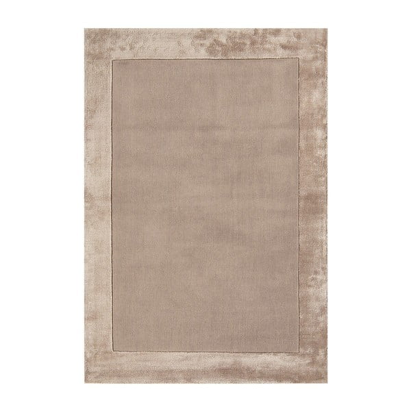Svjetlo smeđi ručno rađen tepih od mješavine vune 80x150 cm Ascot – Asiatic Carpets