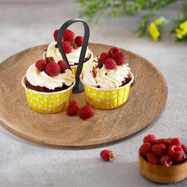 Drven pladanj za posluživanje ø 30 cm Mango – Orion-image-1