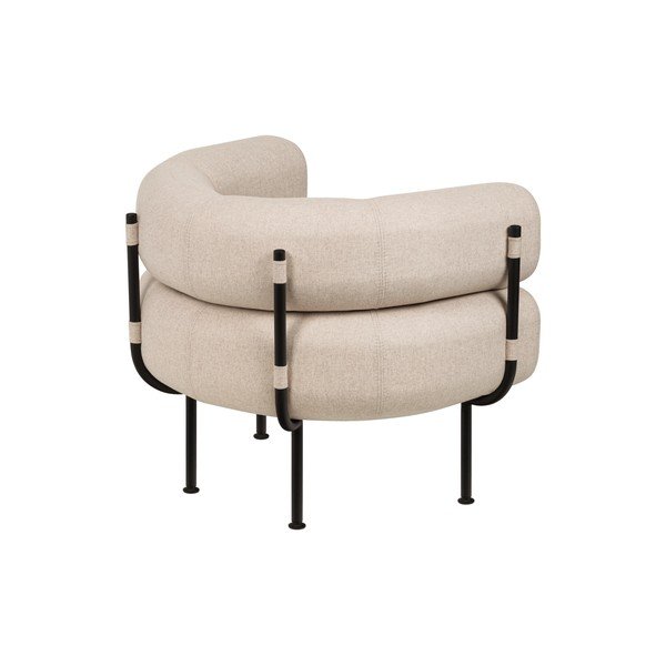 Bež vunena fotelja Ubi – noo.ma-image-2