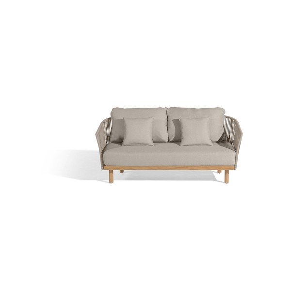 Smeđe-siva vrtna sofa Newport – Diphano