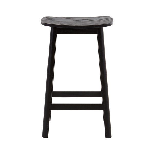 Crna barska stolica od čvrste jeseni (visine sjedala 65 cm) Selene – Jotex-image-3