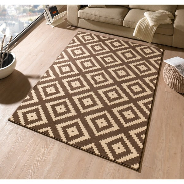 Smeđi tepih staza 80x300 cm Diamond – Hanse Home-image-1