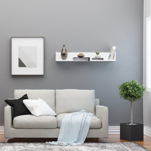 Bijela polica Manolya - Kalune Design-image-2