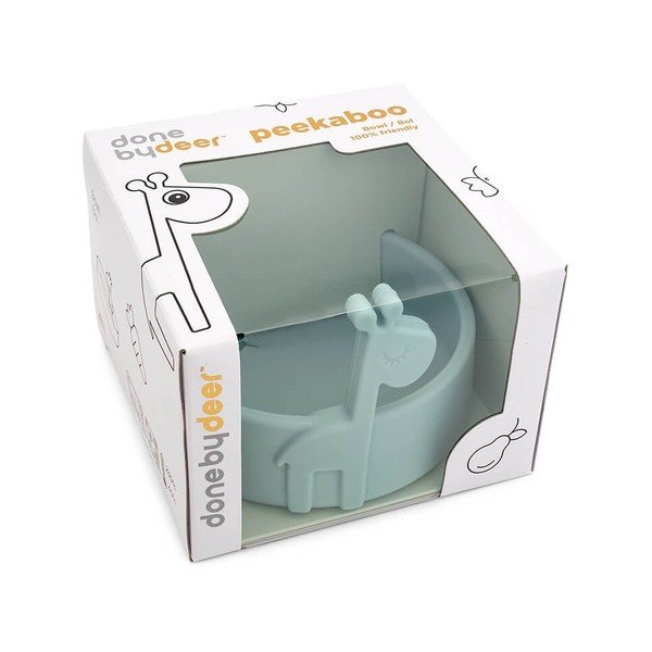 Plava silikonska dječja posuda ø 11,5 cm Raffi - Done by Deer-image-1