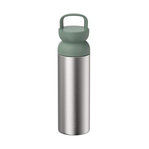 Termosica od nehrđajućeg čelika u srebrnoj boji/kadulja zelena 500 ml Ellipse – Mepal