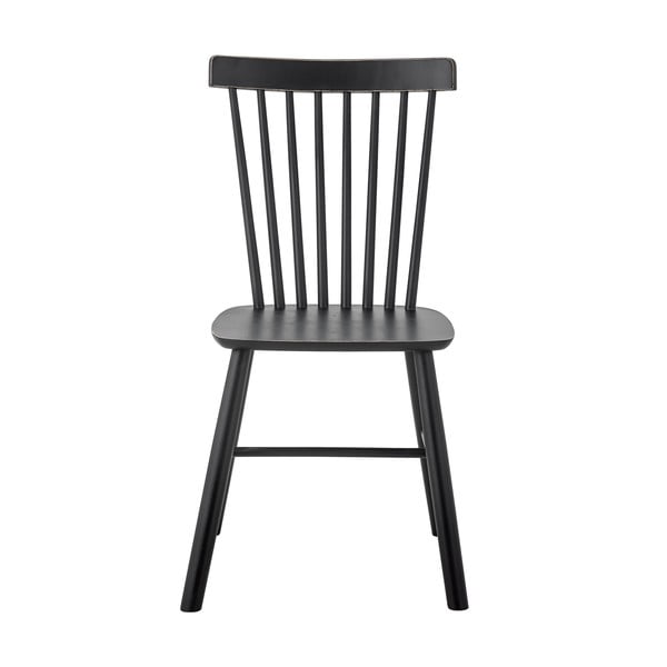 Crna blagovaonska stolica od masivnog kaučuka Mill – Bloomingville-image-2