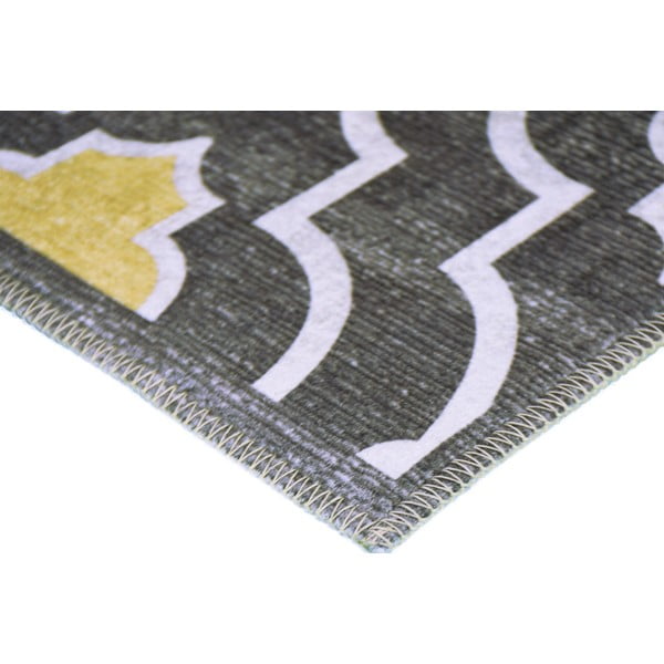 Žuto-sivi perivi tepih 80x50 cm - Vitaus-image-2