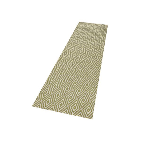 Zeleni vanjski tepih NORTHRUGS Karo, 80 x 200 cm-image-1