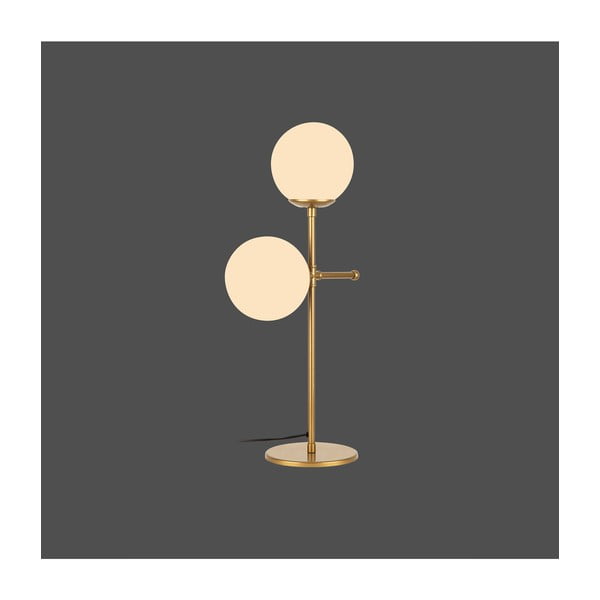 Stolna lampa zlatne boje Squid Lighting Kruva, visina 55 cm-image-3