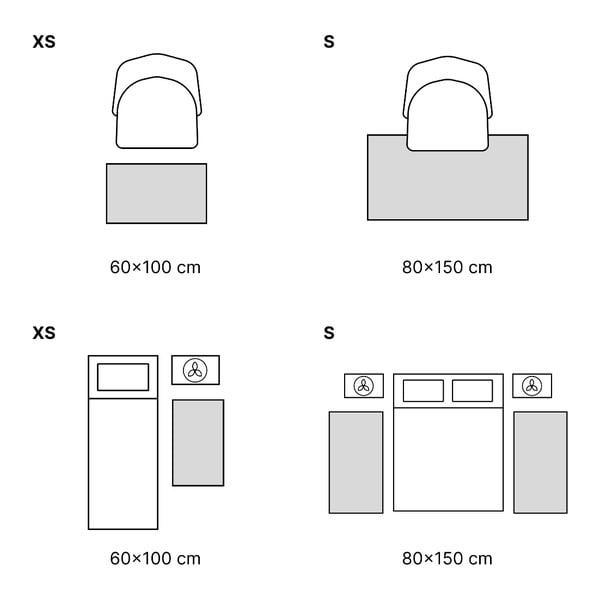 Bež pamučni tepih Vitaus Mosaic, 100 x 150 cm-image-4