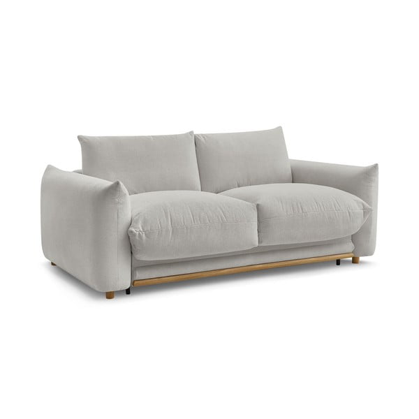Svijetlo siva sklopiva sofa 234 cm Ernest – Bobochic Paris-image-3