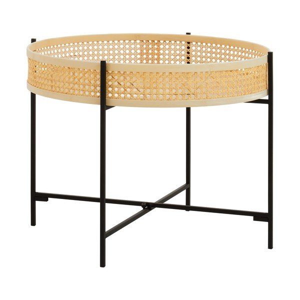 Okrugao stolić za kavu od ratana u prirodnoj boji ø 60 cm Depok – Premier Housewares