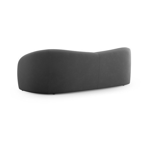 Siva baršunasta sofa 237 cm Santi – Interieurs 86-image-3