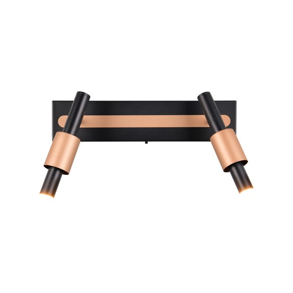 Crni/u brončanoj boji LED reflektor 20,5x42 cm Ikaris – Trio Select-image-4