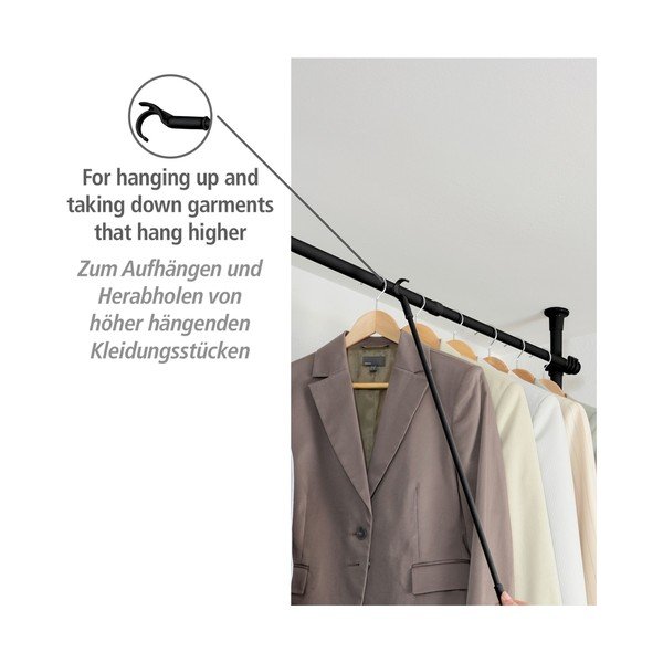 Metalna/plastična motka za skidanje odjeće Herkules – Wenko-image-2