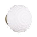 Bijela staklena LED zidna lampa s USB ø 15,5 cm Earl – Reality