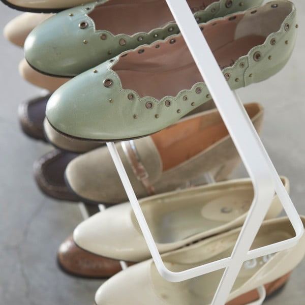 Bijeli metalni stalak za cipele Tower – YAMAZAKI-image-4