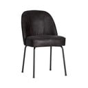 Crne kožne blagovaonske stolice u setu 2 kom Vogue – WOOOD