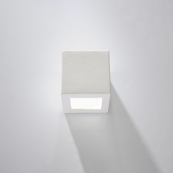 Bijela zidna lampa Leo – Sollux-image-2