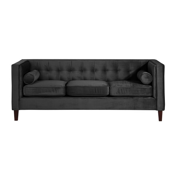 Crna sofa Max Winzer Jeronimo, 215 cm