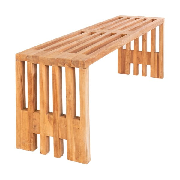 Vrtna klupa od tikovine House Nordic Benidorm, 140 x 35 cm-image-3