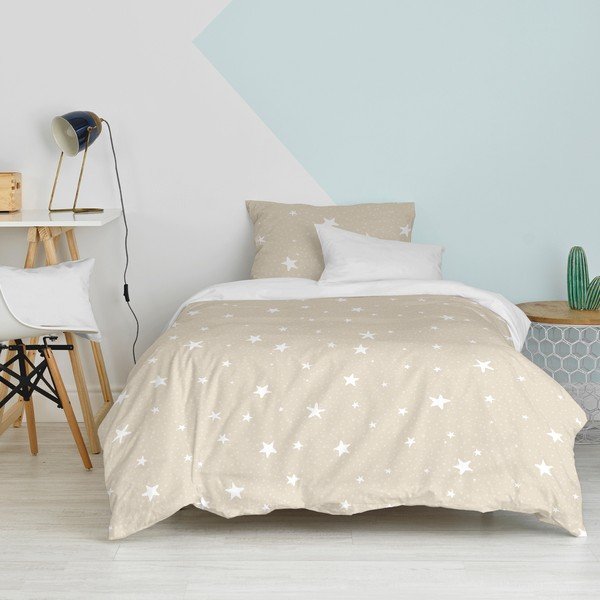 Pamučna dječja posteljina za krevet za jednu osobu 140x200 cm Little star – Happy Friday-image-3