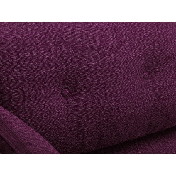 Ljubičasti trosjed Mazzini Sofas Elena, sa ležaljkom na lijevom uglu-image-4