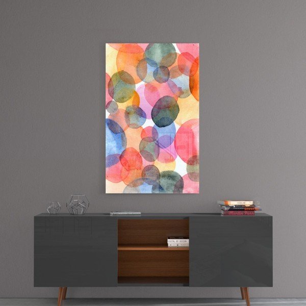 Staklena slika insigne akvarel, 46 x 72 cm-image-1