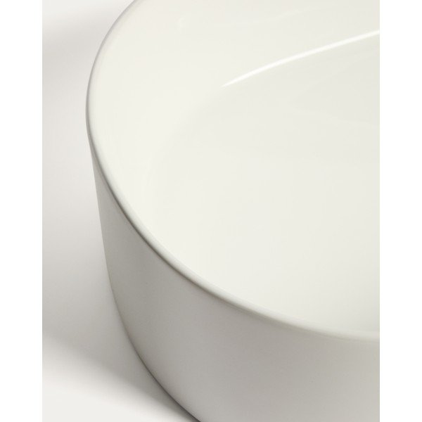 Bijeli keramički umivaonik 50x31 cm Ovara – Kave Home-image-4