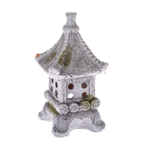 Sivi keramički svijećnjak Dakls Pagoda