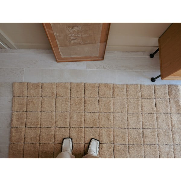 Ručno rađena vunena staza jantarna 80x230 cm Mosaic Amber – Lorena Canals-image-1