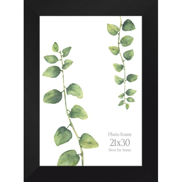 Crni zidni okvir Styler Narvik, 27 x 36 cm