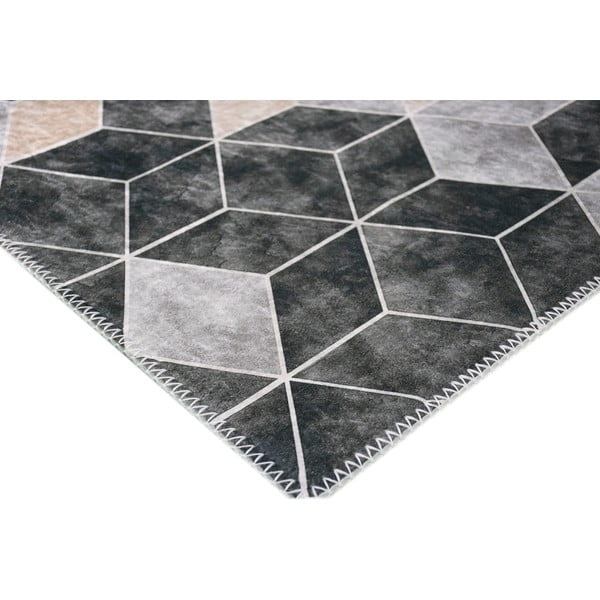 Sivo-krem perivi tepih 150x80 cm - Vitaus-image-2