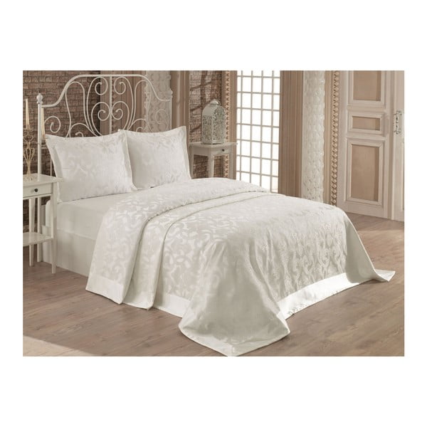Set od 2 pamučne jastučnice i prekrivača za bračni krevet Sally, 240 x 260 cm