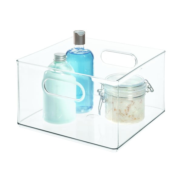 Prozirna kutija za odlaganje iDesign The Home Edit, 25,4 x 25,3 cm-image-3