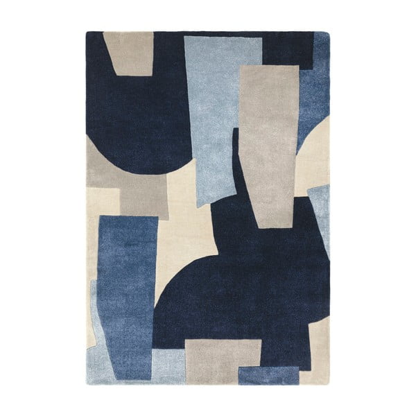 Plavi ručno rađen tepih od recikliranih vlakna 160x230 cm Romy – Asiatic Carpets
